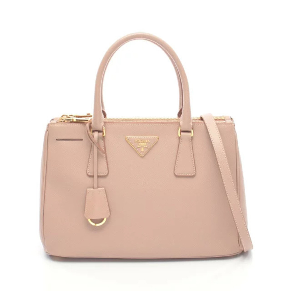 Prada SAFFIANO LUX Galleria Handbag Leather Pink